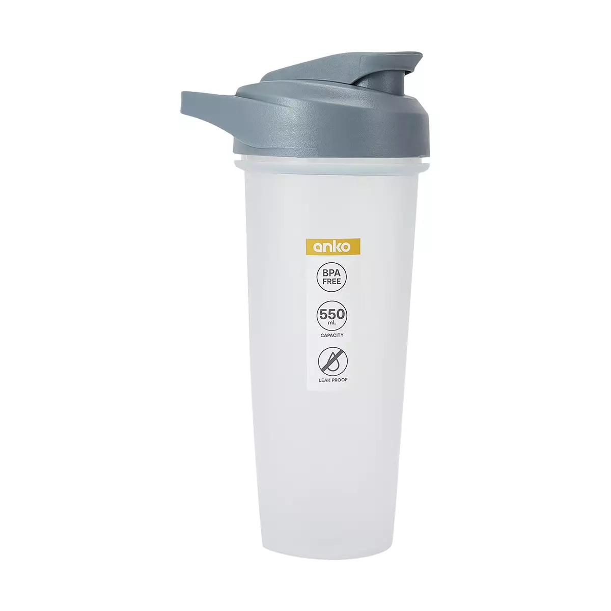 550ml Shaker Ball Sport Bottle Cup GYM Protein Supplement Drink Blender Mixer